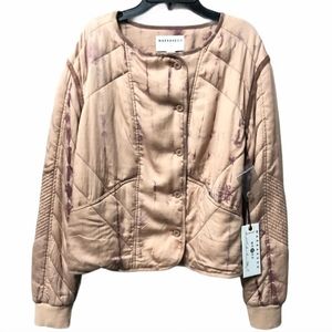 NWT Anthropologie MARRAKECH Tye Dye Quilted Jacket